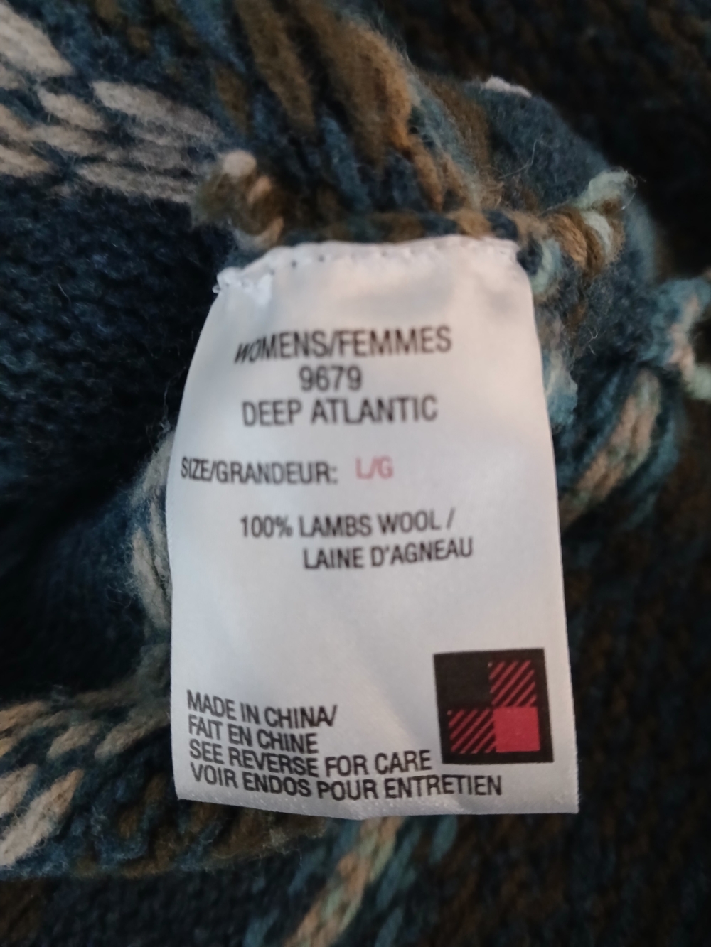 Vintage Woolrich Shawl Collar Blue Fair Isle Cardigan Sweater - Picture 6 of 8